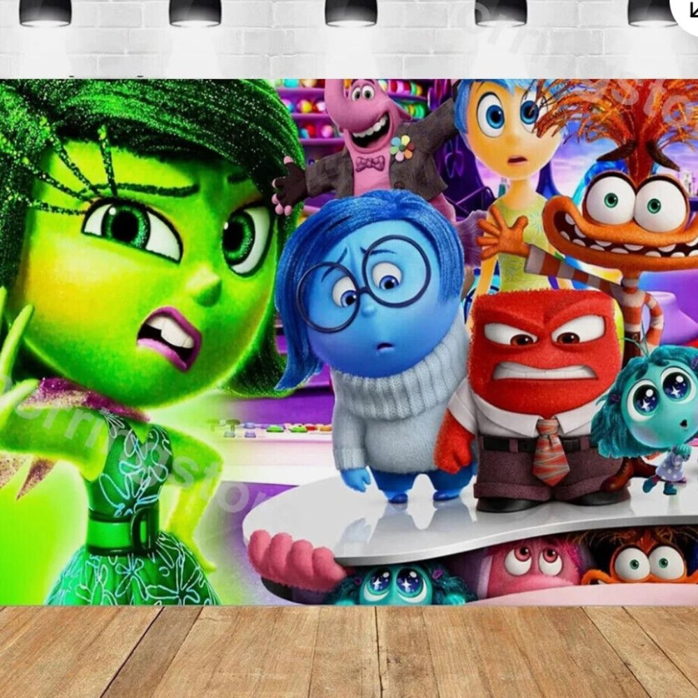Inside Out 2 Backdrop Banner
